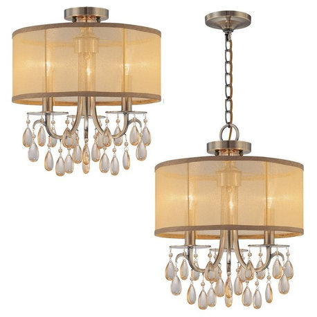 Crystorama 5623-CH Hampton - Three Light Chandelier