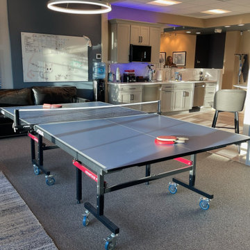 Contemporary Office Rec Room