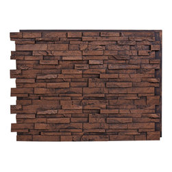147-36-EVEREST DEEP SLATE STACKED WALL PANEL - 36"H - Wall Panels