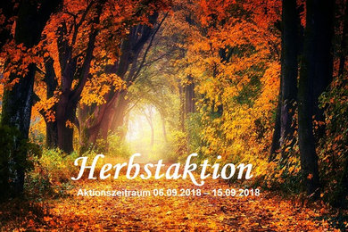 Herbstrabatt 15 % auf Material Anfertigungen