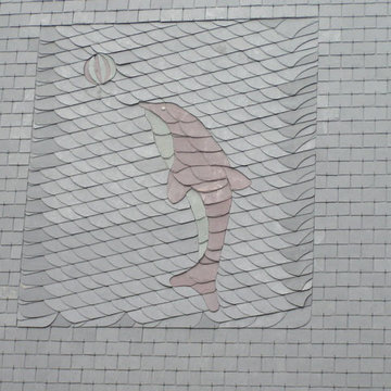 toiture en ardoises , et charpente
