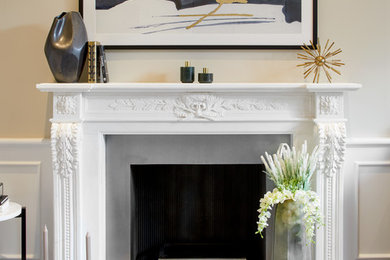 Contemporary living room in London.