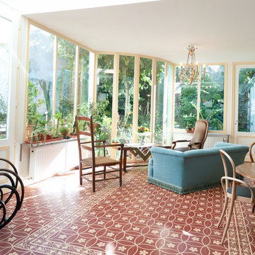 Extension d'une maison et son jardin