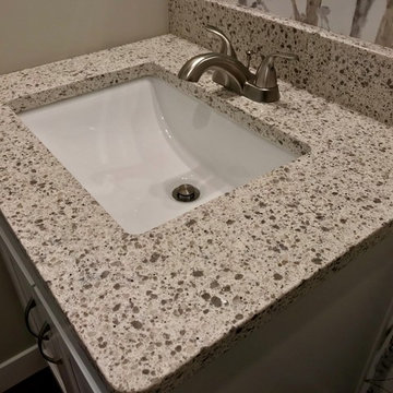 New Construction Kewanee IL MSI Quartz Koch & Dura Supreme Painted Cabinets