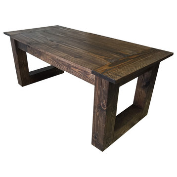 Rustic Coffee Table, 30 Inches