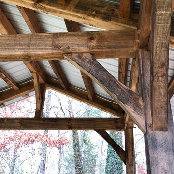 TImber Frame Picnic Shelter