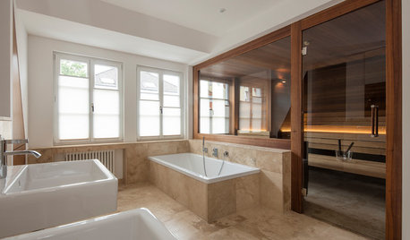 Maßarbeit für eine Design-Sauna im Altbau