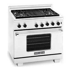 American Range 36" Medallion Range, Stainless Steel | ARR-366DF - Gas Ranges And Electric Ranges