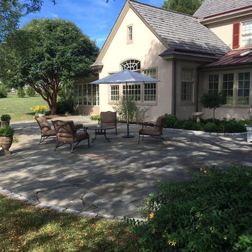Natural Irregular PA Blue Natural Flagstone Thermal Square Cut Flags