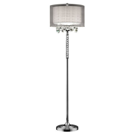 62.5" Moiselle Crystal Floor Lamp