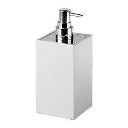 Fantini 7633 Young Linea Wall-Mount Ceramic Liquid Soap Dispenser - Products