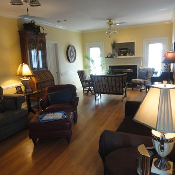 Living room and study re-design