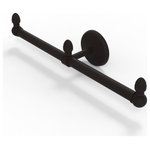 Allied Brass - Monte Carlo 2 Arm Guest Towel Holder, Oil Rubbed Bronze - This elegant wall mount towel holder adds style and convenience to any bathroom decor. The towel holder features two arms to keep a pair of hand towels easily accessible in reach of the sink. Ideally sized for hand towels and washcloths, the towel holder attaches securely to any wall and complements any bathroom decor ranging from modern to traditional, and all styles in between. Made from high quality solid brass materials and provided with a lifetime designer finish, this beautiful towel holder is extremely attractive yet highly functional. The guest towel holder comes with the 12 inch bar, a wall bracket with finial, two matching end finials, plus the hardware necessary to install the holder.