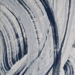 KAS - KAS Illusions 6219 Elements Organic and Abstract Rug, Ivory and Blue, 3'3"x4'11" - Our Illusions Collection features an array of show-stopping watercolor designs. Each pattern is a piece of art for your floors. Ranging from tonals to vibrant palettes, there is sure to be an Illusion to peak your interest! Made in Turkey of 100% polypropelene with 1/2" pile height.