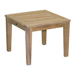 Gloster 23" Square Side Table - Outdoor Side Tables