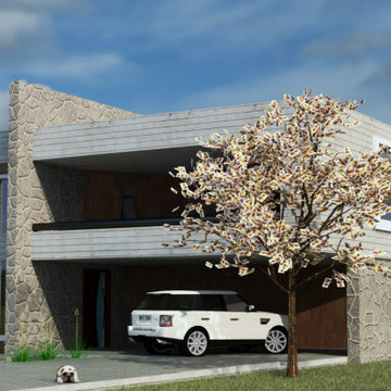 Design of Front Elevation / Family house