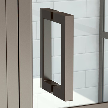 GlassCrafters' Metropolis Series - Framed Shower Enclosure - Handle Detail