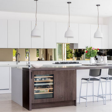 Contemporary German kitchen in Northolt, London By kudos Interior Design