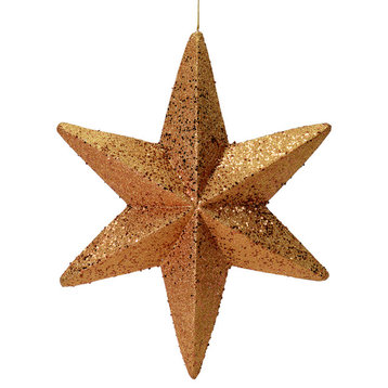 Bethlemham Glitter Star Ornament , Copper, 20"