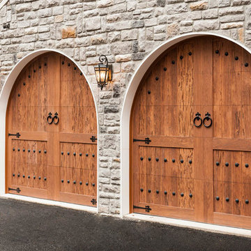 Clopay Canyon Ridge Collection Faux Wood Carriage House Garage Door