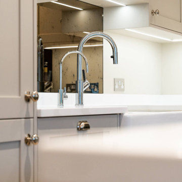 Limestone & Jade Shaker Kitchen in Sway