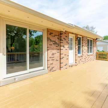 Family Enjoys of a New Powder Room, Kitchen, and Garage in a Vienna VA Addition
