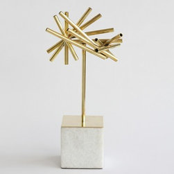 Tubular Metal Burst Objet | Pulp Home - Home Decor