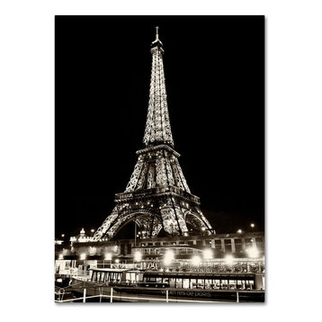 Philippe Hugonnard 'Eiffel Tower Paris' Canvas Art, 47x35