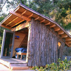 hand hewn timber frame carport - rustic - shed - nashville