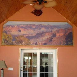 Panoramic Wall Mural in Sunroom - Wallpaper