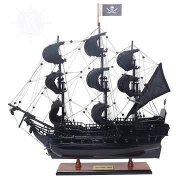 Black Pearl Pirate Ship Small Museum-quality Fully Assembled Wooden Model Ship