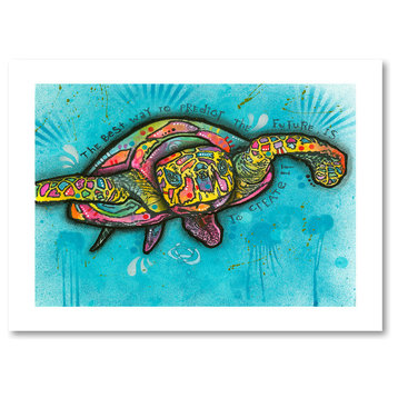 Dean Russo 'Turtle' Paper Art, 18x24, 18x24