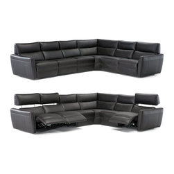 Generoso C096 Recliner Sectional by Natuzzi Editions - Sectional Sofas