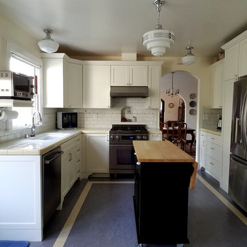 The 100-Square-Foot Kitchen: Bringing Back Beauty to a Bungalow