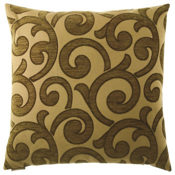 Key Decorative Throw Pillow, Olive