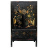 Consigned, Antique Chinese Chinoiserie Style Cabinet