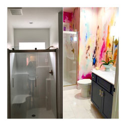 Bathroom Makeover Wallpaper - Paint And Wall Covering Supplies