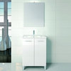 WS Bath Collections Logic 60 Pack 1 Logic Vanities 24" - Glossy White