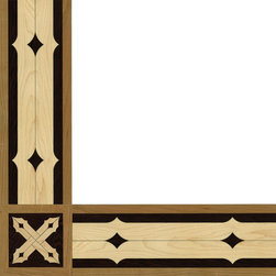 Oshkosh Designs Baltersan Inlay Border and Corner - Hardwood Flooring