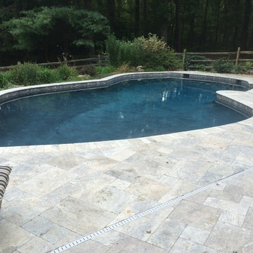 Swimming Pool & Travertine Deck/Coping Renovation