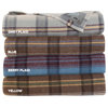 Chevreuse 67% Wool / 33% Acrylic Blanket, 450Gsm, Blue/Plaid, King