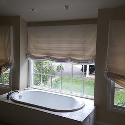 Flat and Hobbled Roman Shades - Products