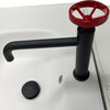 Eviva Enza Single-Hole Black Powder Coated Bathroom Faucet