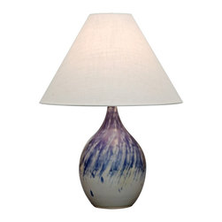 House Of Troy - Scatchard Stoneware 22 1/2" High Decorative Gray Table Lamp - Table Lamps