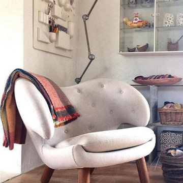 Finn Juhl 1940 Pelican Chair with Buttons | Eternity Modern Customer Photos