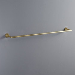 brass towel bar 30" | CB2 - Bathroom Accessory Sets