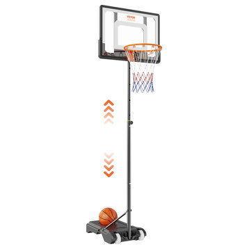 VEVOR 32" Basketball Hoop Adjustable Height Backboard System for Outdoor Indoor