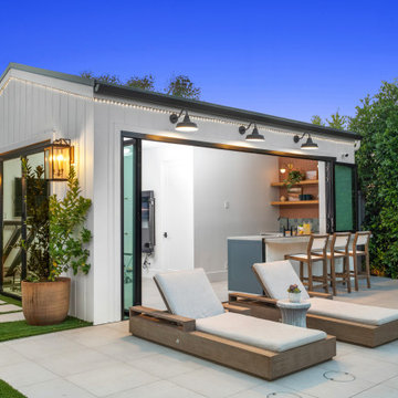 A modern & versatile Poolside ADU with NanaWall
