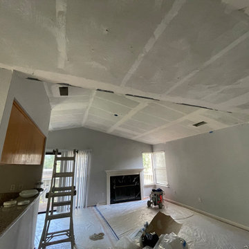 Condo Facelift, paint, smooth ceiling, can lights
