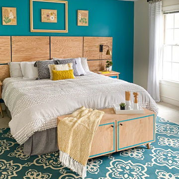 Teal Sunny Temptation Master Bedroom